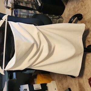 Beautiful sleeveless White Zara mini dress. Never worn.